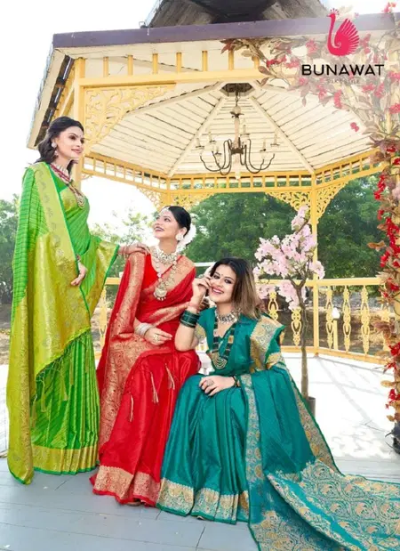 Sidhiksha Satin By Bunawat Wedding Wear Silk Wholesale Sarees Manufactures